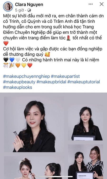 review khóa học make up chuyên nghiệp