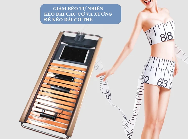Giường tác động cột sống giúp giảm cân